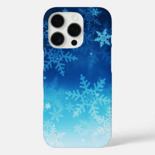Snowmans & Snowflakes Seamless Pattern iPhone 16 Pro Case