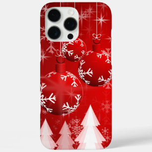 Snowmans & Snowflakes Seamless Pattern iPhone 16 Pro Max Case