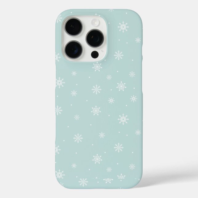Snowmans & Snowflakes Seamless Pattern Case-Mate iPhone Case (Back)