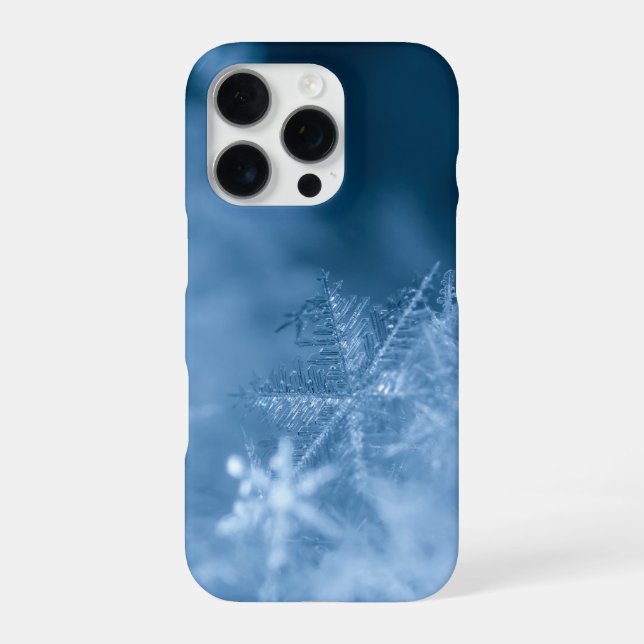 Snowmans & Snowflakes Seamless Pattern iPhone Case (Back)
