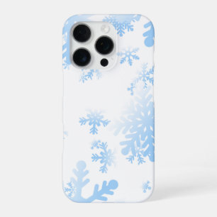 Snowmans & Snowflakes Seamless Pattern iPhone 16 Pro Case