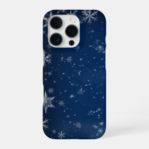 Snowmans & Snowflakes Seamless Pattern iPhone 16 Pro Case