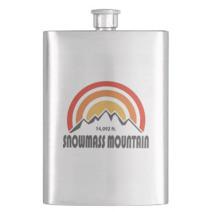 Snowmass can be a very long slog from the east or hip flask