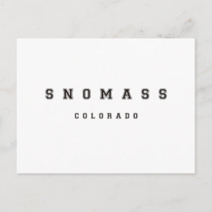 Snowmass Colorado Postcard