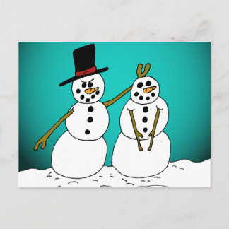 Snowmen1 Postcard