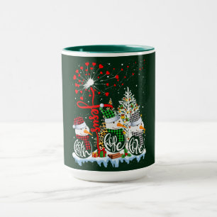 Snowmen and Christmas Trees Mug
