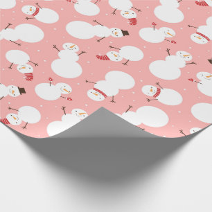 Snowmen Christmas Wrapping Paper