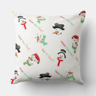 Snowmen Cushion