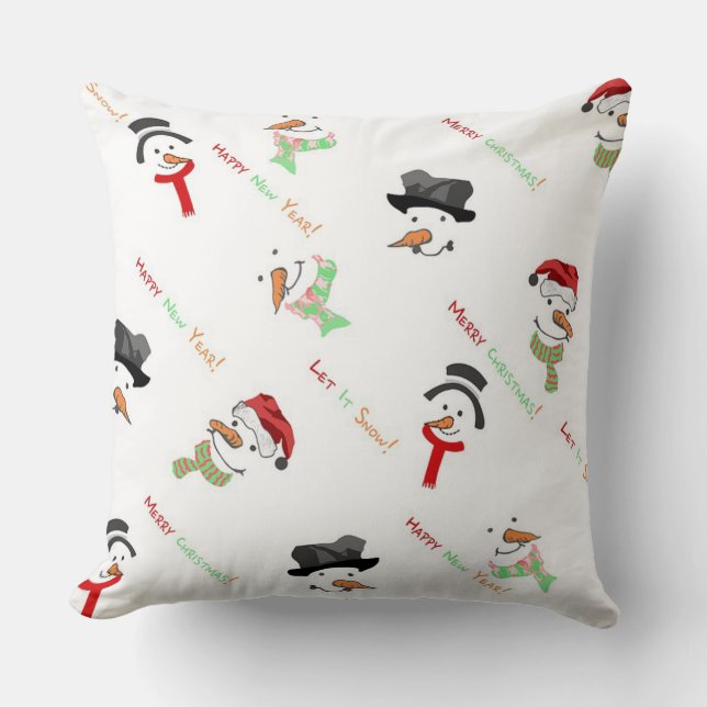 Snowmen Cushion (Front)
