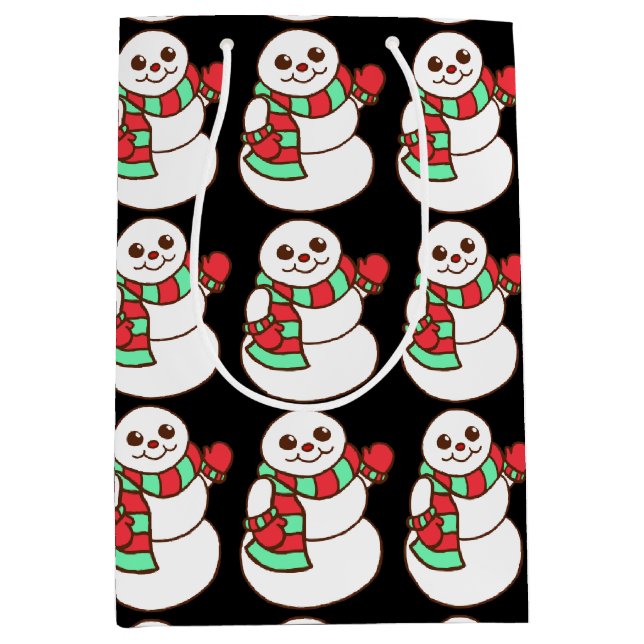 Snowmen Gift Bag (Front)