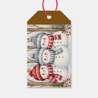 Snowmen Gift Tags