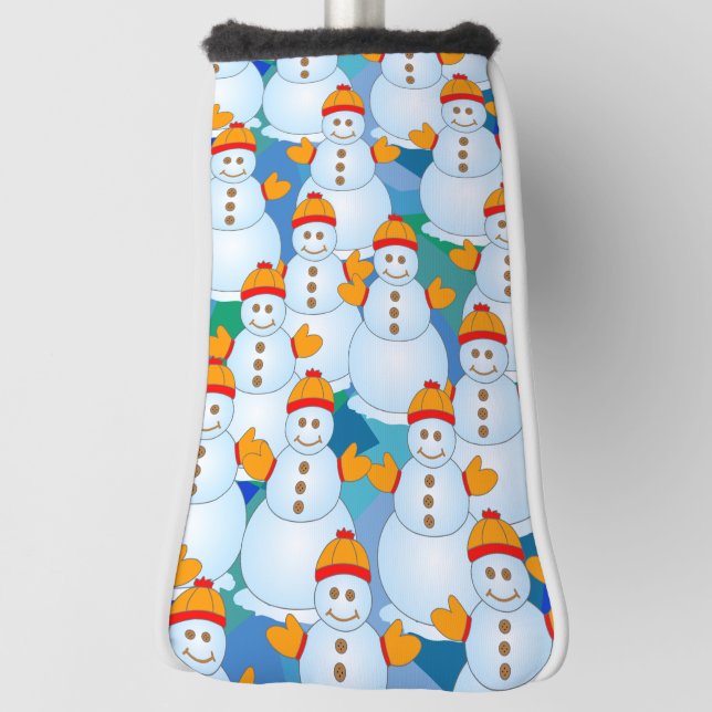 Snowmen Golf Head Cover (Rotate 90)