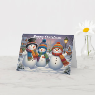 Snowmen Happiness Galore  Card