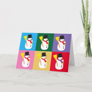 Snowmen Holiday Card
