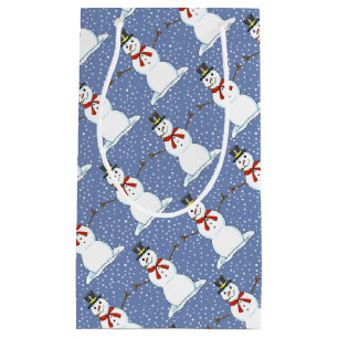 Snowmen in the Snow Christmas Gift Bag
