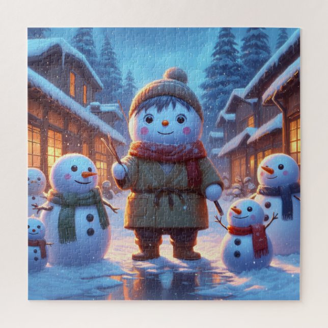 Snowmen Jigsaw Puzzle (Vertical)