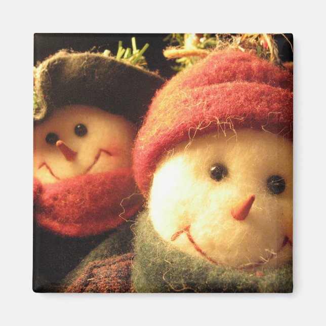 Snowmen Magnet (Front)