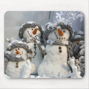 Snowmen Mouse Pad