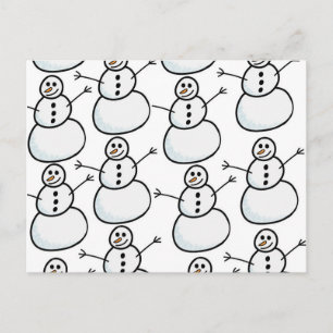 Snowmen Postcard