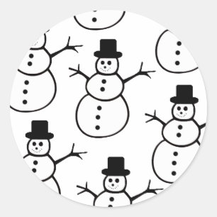Snowmen Stickers