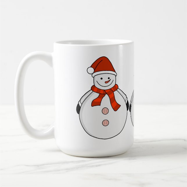 Snowmen Winter has come Coffee Mug (Left)