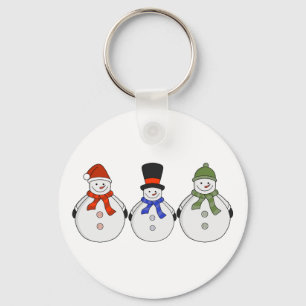 Snowmen Winter has come Key Ring