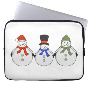Snowmen Winter has come Laptop Sleeve
