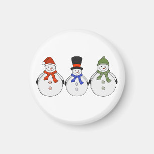 Snowmen Winter has come Magnet