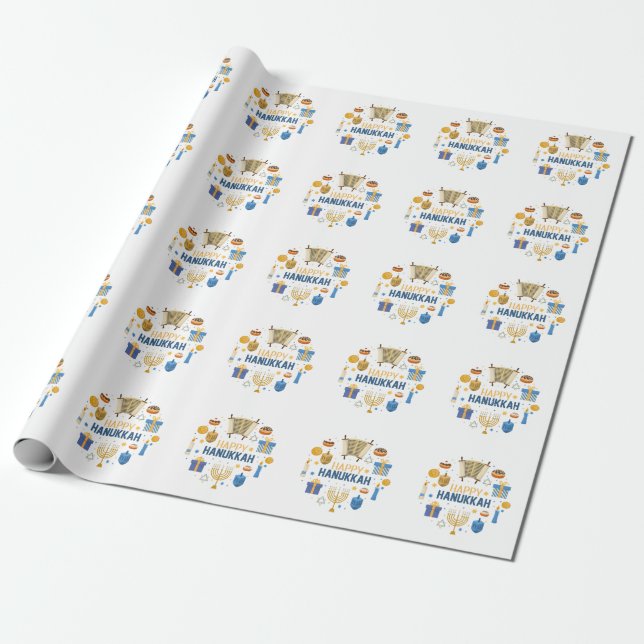 Snowmen Wrapping Paper (Unrolled)