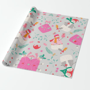Snowmen Wrapping Paper