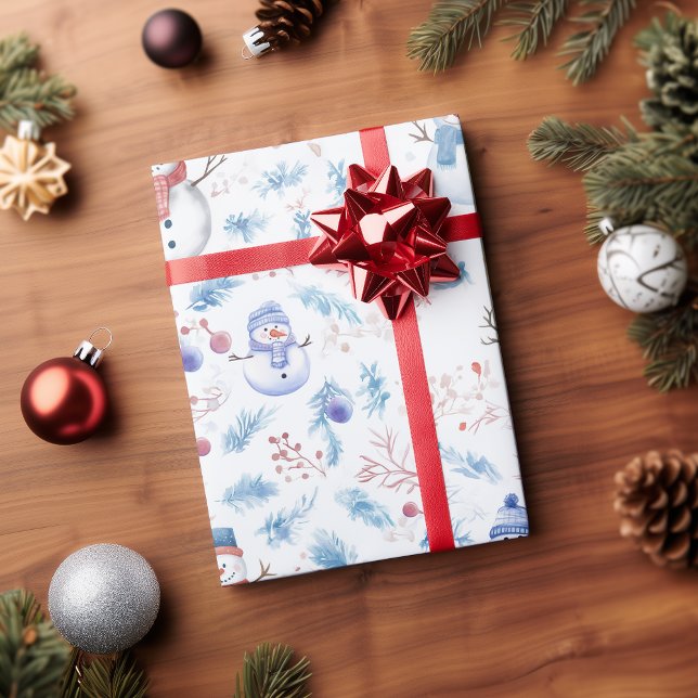 Snowmen Wrapping Paper (Creator Uploaded)