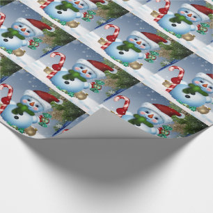 Snowmen Wrapping Paper