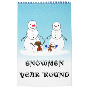SNOWMEN YEAR 'ROUND CALENDAR