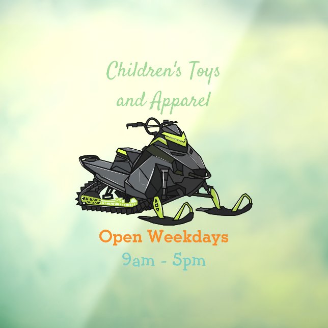 Snowmobile cartoon illustration (Sheet 3)