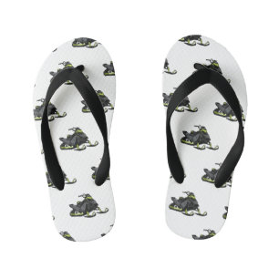 Snowmobile cartoon illustration  kid's thongs