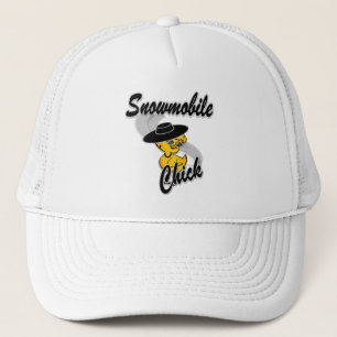 Snowmobile Chick #4 Trucker Hat