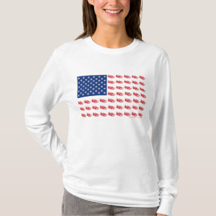 Snowmobile Flag T-Shirt