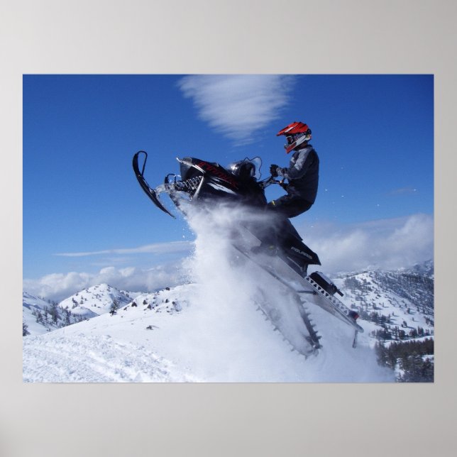 Snowmobile Jump Print (Front)