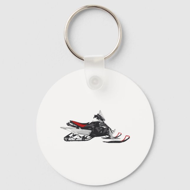 Snowmobile Key Ring (Front)