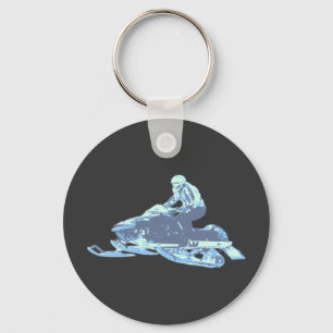 Snowmobile Key Ring