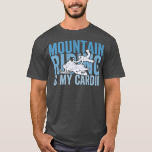 Snowmobile Mountain Riding Motor Sled Snowmobiler T-Shirt