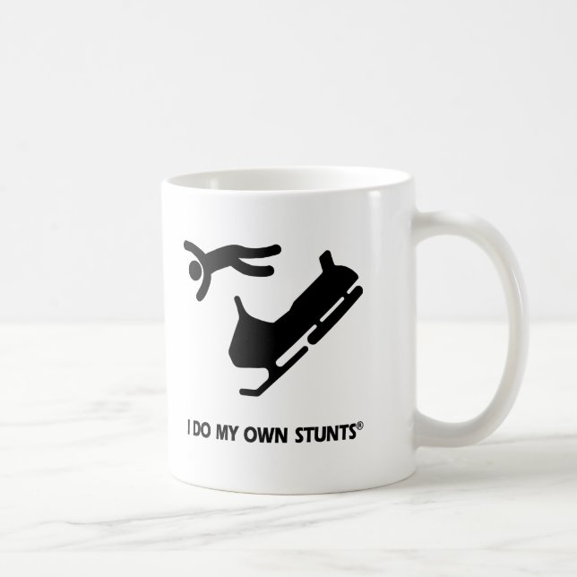 Snowmobile My Own Stunts Coffee Mug (Right)