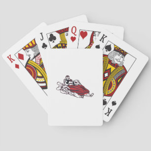 Snowmobile Playing Cards