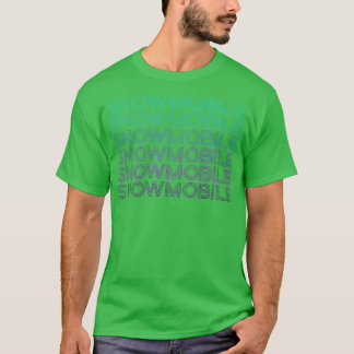 Snowmobile Retro  T-Shirt