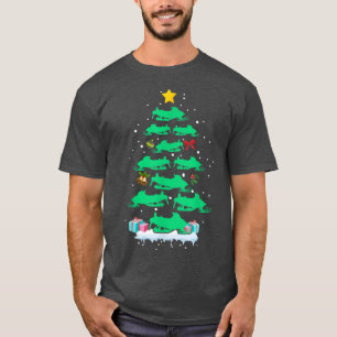 Snowmobile Sled Christmas Tree Xmas For Snowmobile T-Shirt