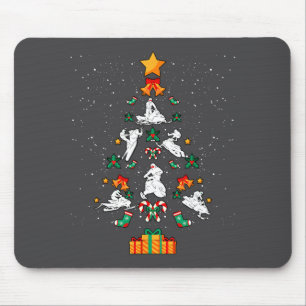 Snowmobile Snowmobiling Christmas Tree Xmas  Mouse Pad