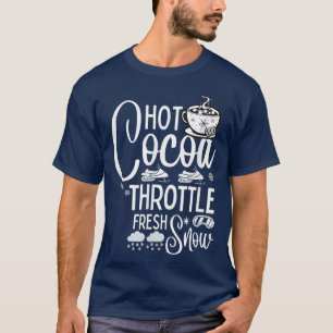 Snowmobile Snowmobiling Hot Cocoa Lovers  T-Shirt