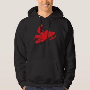 Snowmobiler/Red Sled Hoodie