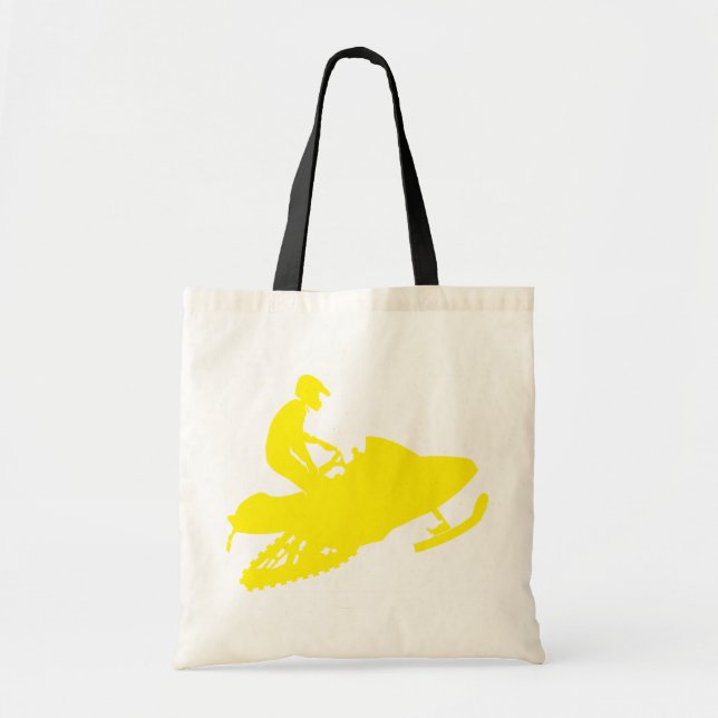 Snowmobiler/sledder Tote Bag (Front)