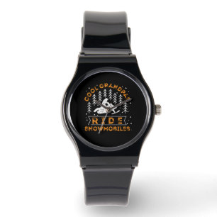 Snowmobiling - Cool Grandpas Ride Snowmobiles Watch